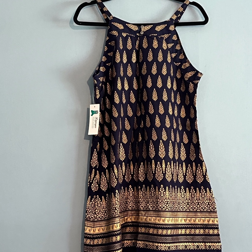 SELLING LAPOGEE BOHO WOMEN DRESS SIZE M FLORAL SLEEVELESS BNWT